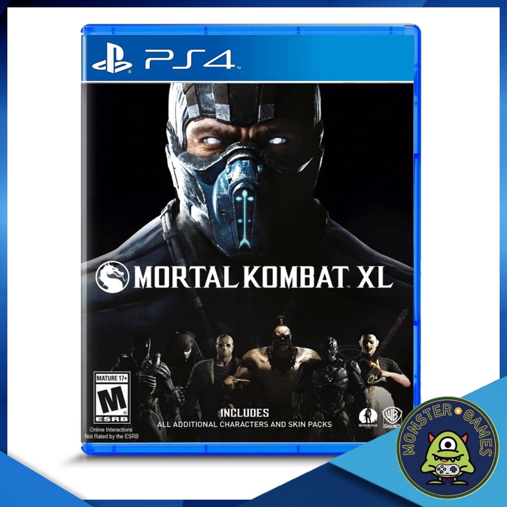 Mortal Kombat XL Ps4 แผ่นแท้มือ1 (Ps4 games)(Ps4 game)(เกมส์ Ps.4)(แผ่น ...