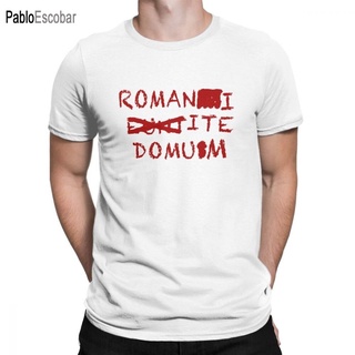 ถูกสุดๆเสื้อยืด ผ้าฝ้าย พิมพ์ลาย Romans Go Home Romani Ite Domum เหมาะกับของขวัญ สไตล์โรมัน สําหรับผู้ชาย