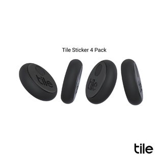 Tile Sticker 4-pack อุปกรณ์อัฉจริยะช่วยหาของ สีดำ