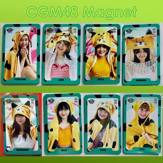 Magnet จาก CGM48 ชุด Newyear 2022 เสือ [ Fortune Jjae Kaiwan Kyla Marmink Milk Ping Sita ]