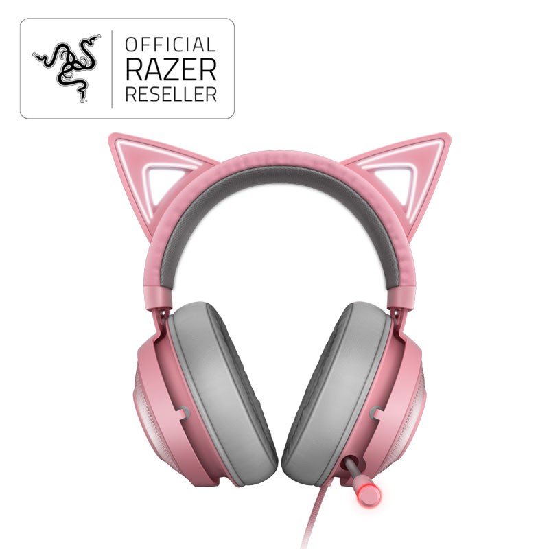 Razer Gaming Headset Kraken Kitty Quartz Edition