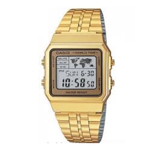 นาฬิกาCasio นาฬิกาข้อมือผู้ชาย รุ่น A500WGA-9D - Gold ของใหม่ของแท้100% ประกันศูนย์ 1 ปี จากร้าน henghengwatch