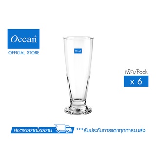 OCEAN แก้วน้ำ TIARA FOOTED 395 ML. (Pack of 6)