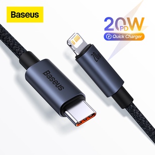 Baseus สายชาร์จ USB C ชาร์จเร็ว สําหรับ i13 12 11 Pro Max PD 20W i 8