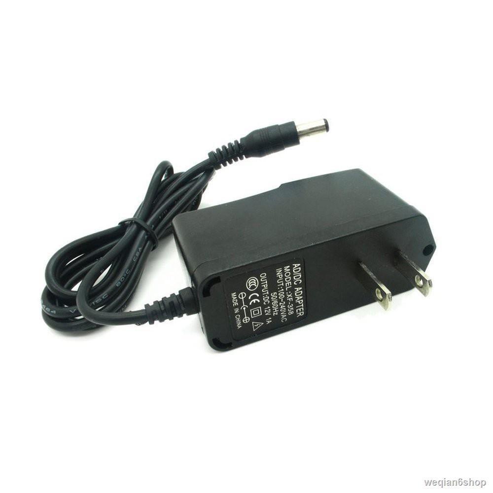 เตรียมจัดส่งdc อะแดปเตอร์ Adapter 12v 1a 1000ma หม้อแปลง อแดปเตอร์แปลงไฟ 5 52 1mm Black