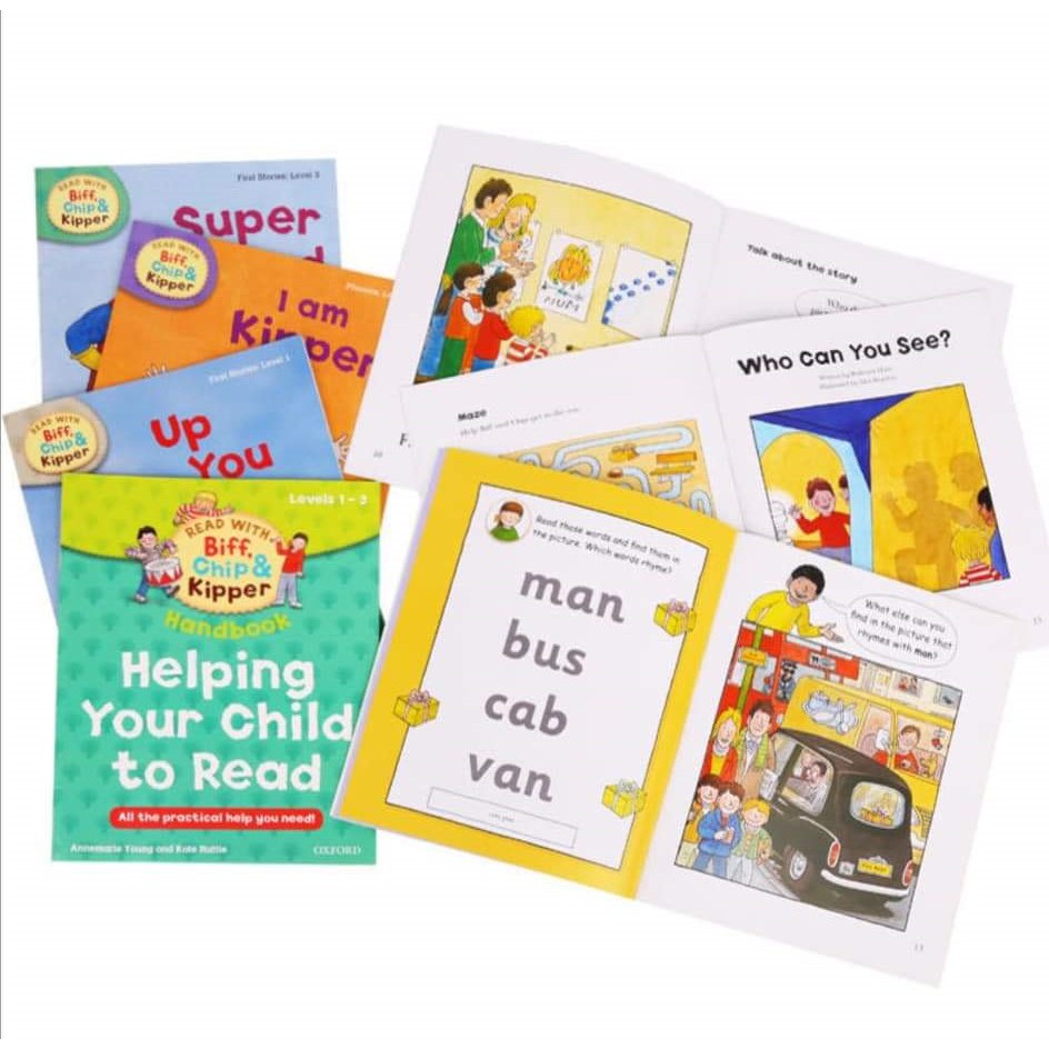 พร้อมส่ง Oxford Reading Tree Level 1-3 Helping your child to read set ...