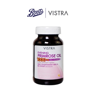 Vistra Epo 1000Mg 75S   วิสทร้า อิฟนิ่ง พริมโรส ออยล์ 1000 มกผสม วิตามิน อี 75เม็ด