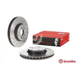 จานเบรคหน้า BENZ C-CLASS W204 C204 S204 2007-2014 E-CLASS W212 S212 A207 C207 2009-2016 322MM BREMBO /ชิ้น