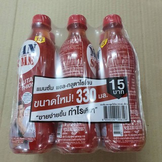 mansome แมนซั่ม แอลกลูตาไธโอน 330 มล. x 6 ขวด