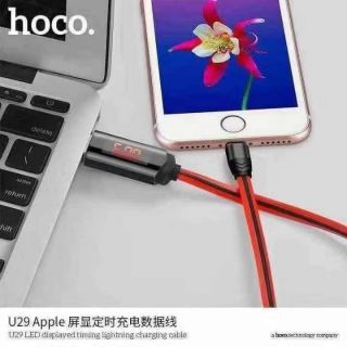 สายชาจ์โทรศัพท์มือถือ iOS พร้อม หน้าจอ  LED   ของแท้จากบริษัทยี่ห้อ HOCO  รุ่น   U 29 Apple