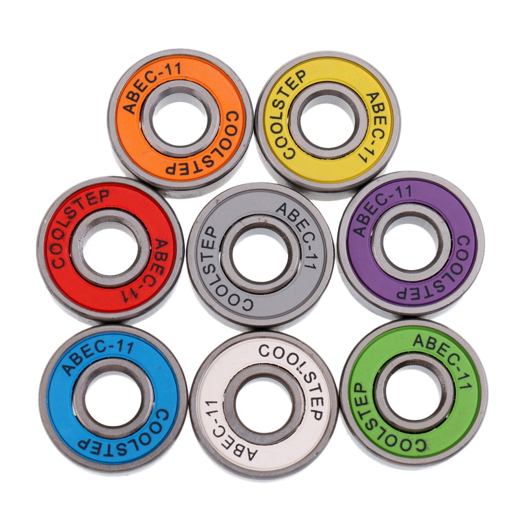 2022 สินค้าขายดี❀8x ABEC 11 High Speed Wearproof Skateboard Scooter Inline Bearings