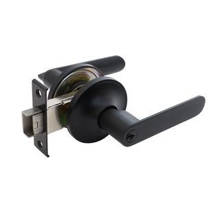 SOLEXกุญแจมือบิด No. 1801BLACK ดำ (2 system Lever Hander &amp; Deadbolt Lockset)