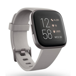 Fitbit นาฬิกาข้อมือสมาร์ทวอทช์ Versa2 (NFC) รุ่น FB507GYSR-FRCJK - STONE/MIST GREY