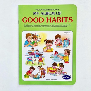 My Album of Good Habits/หนังสือภาพคำศัพท์ภาษาอังกฤษสำหรับเด็ก/ หนังสือมือสอง