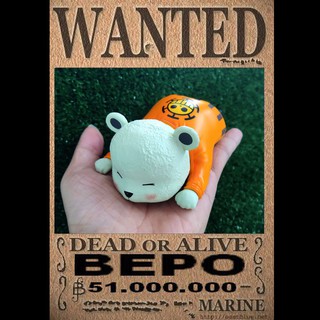 โมเดลวันพีช model one piece figure  Bepo sleep  ฟิกเกอร์ CN // สินค้าพร้อมจัดส่ง