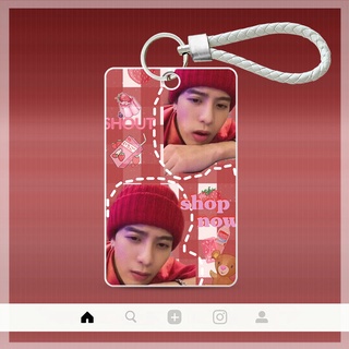 【พร้อมส่ง】เคสใส่บัตร ลาย Jackson Red Idol สําหรับสะสม