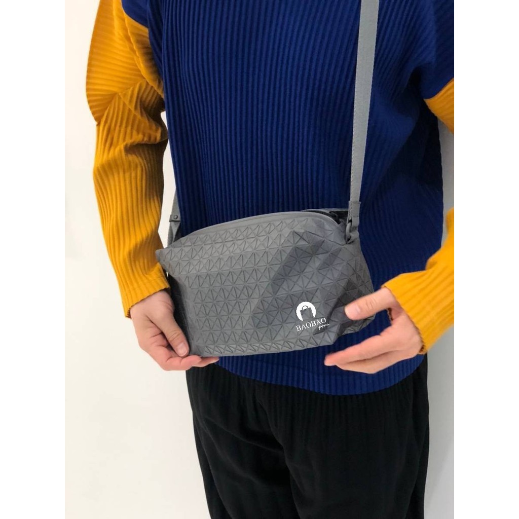 BaoBao Saddle bag one-tone ของแท้จาก Shop baobao issey