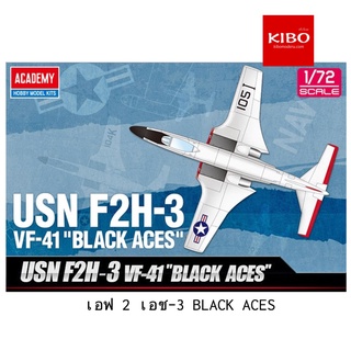 เครื่องบิน ACADEMY 12548 USN F2H-3 VF-41 BLACK ACES 1/72