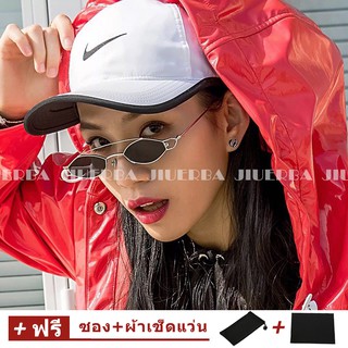 แว่นกันแดดขนาดเล็กสีแคนดี้สไตล์เกาหลีสําหรับผู้หญิง