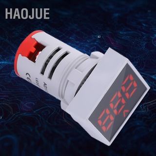 [คลังสินค้าใส]Haojue Ac20-500V ไฟ Led โวลต์มิเตอร์ดิจิตอลขนาดมินิแสดงสถานะสําหรับติดรถยนต์
