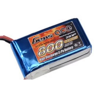 แบตลิเธียมโพลิเมอร์GENS 7.4V 800mAh 30C