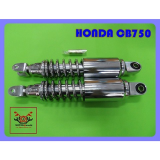 HONDA CB750 "CHROME" REAR SHOCK SET (315 mm.) // โช๊คคู่หลัง โช๊คหลัง โช๊คอัพ สีชุบ ชุบโครเมียม สินค้าคุณภาพดี