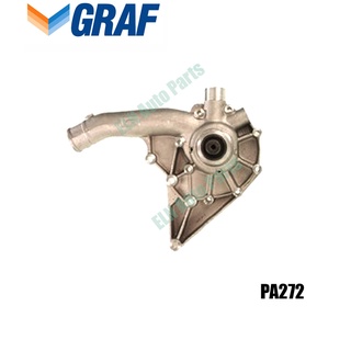 ปั๊มน้ำ (Water Pump) BENZ W123 230E, 230TE 280E 80-82(ไม่มีหน้าแปน ) ฝาดำ