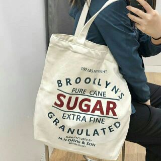 กระเป๋าผ้า SUGAR BAG พร้อมส่ง