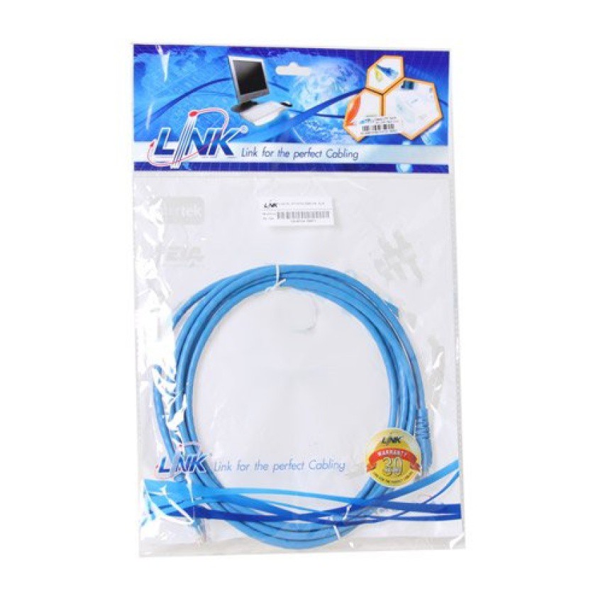 LINK CAT5e UTP Cable 3m. LINK (US-5010) (คละสี)