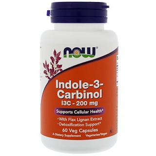 Now Foods, Indole-3-Carbinol, 200 mg, 60 Veg Capsules