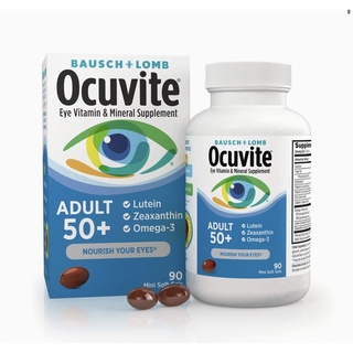 🔥พรีออเดอร์🔥Bausch &amp; Lomb, Ocuvite, Adult 50+, Eye Vitamin &amp; Mineral Supplement