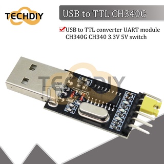 Ch340 โมดูล USB เป็น TTL CH340G ดาวน์โหลดอัพเกรด บอร์ดไมโครคอนโทรลเลอร์ STC USB เป็น Serial