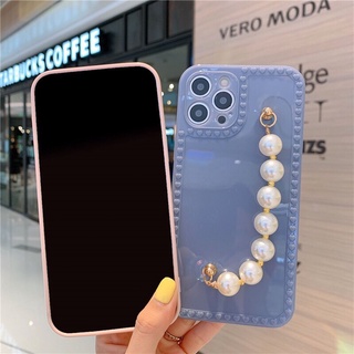 เคสโทรศัพท์ ไข่มุกสร้อยข้อมือ สำหรับ 12 Pro 7พลัส X/XS ไอโฟน11 6 7 8 XS i12 7/8 plus13 13pro 13promax #644