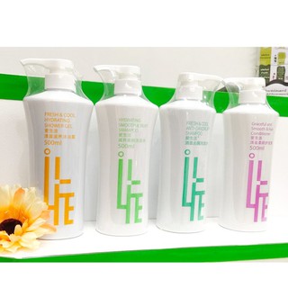 iLife เซตอาบน้ำออแกนิค🛀 เจลอาบน้ำ,แชมพู,ครีมนวดผมครบเซต ขวดใหญ่500ml. (สั่งขวดเดียวได้จ้า)