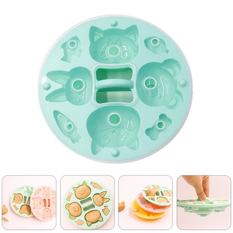 ผู้ขายSG  แม่พิมพ์เค้กซิลิโคน DIY เค้กข้าว & แม่พิมพ์อบอาหารเด็ก เตาอบปลอดสาร BPA และตู้แช่แข็ง ปลอด