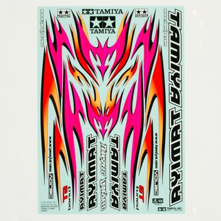 TAMIYA 53840 RC MARKING STICKER (TRIBAL FLAME) ขนาด 21x30ซม.