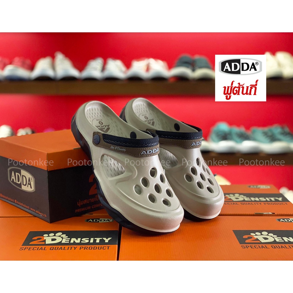 ADDA รองเท้าแตะ แอ๊ดด้า รองเท้าลำลอง แบบสวมหัวโต รุ่น 5TD36-M1 ของเเท้ พร้อมส่ง