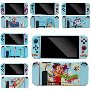 เคส TPU ลายการ์ตูนอนิเมะดราก้อนบอล สีฟ้า สําหรับ Nintendo Switch Oled NS Switch