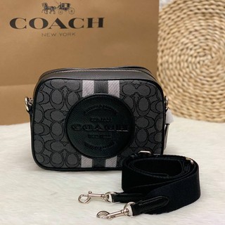 COACH Dempsey Camera Bag With Stripe And Coach Patch