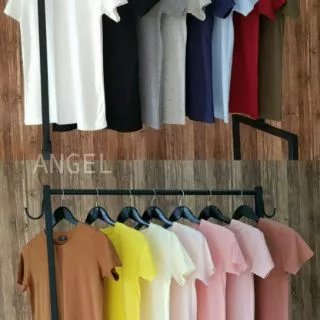 เสื้อยืดคอกลม งานป้าย​ TOPSHOP​ ❤️งานป้ายTOPSHOP (ANGEL STYLE)เนื้อผ้าคัตตอล