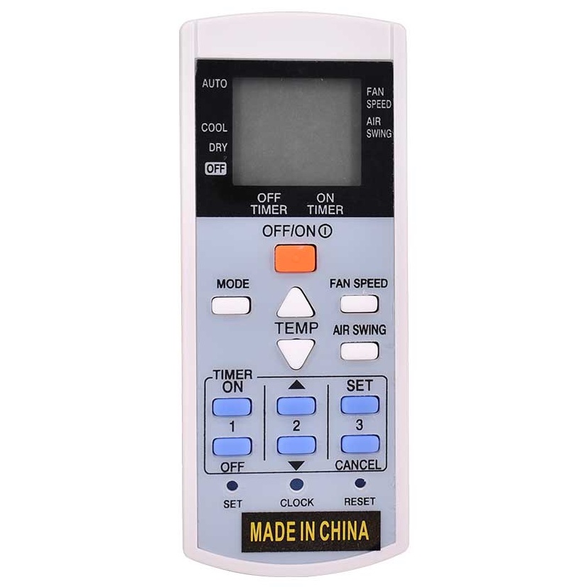 For ถูกที่สุด รีโมทแอร์ พานาโซนิค Panasonic มี3ปุ่มฟังก์ชั่นแถวล่าง Set Clock Reset [เก็บเงินปลายทางได้]