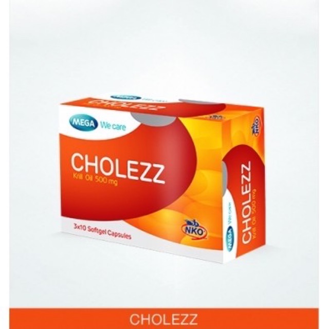 Mega We Care Cholezz (Krill Oil 500 mg.)