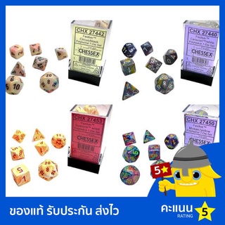 ลูกเต๋า Chessex RPG 7-Die Set รุ่น Festive