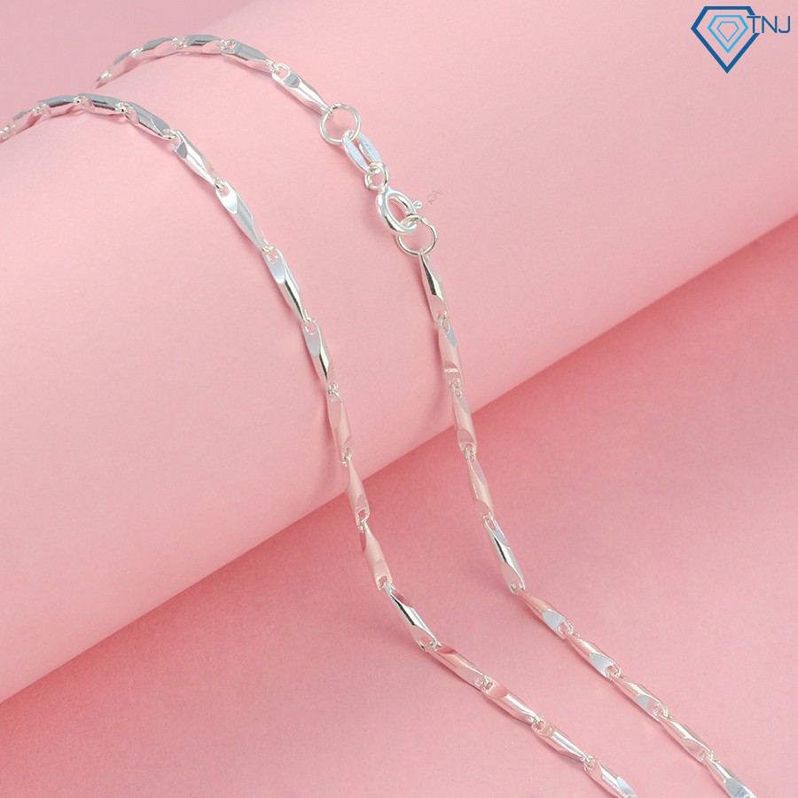 สร้อยคอฝนเงินแท้สําหรับผู้หญิง DNK0008 TNJ Jewelry