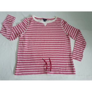 เสื้อแขนยาวสาวอวบลายทาง AMERICAN LIVING