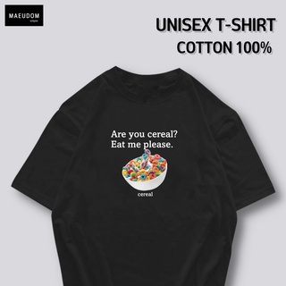 เสื้อยืด cereal ผ้า COTTON แท้ 100%