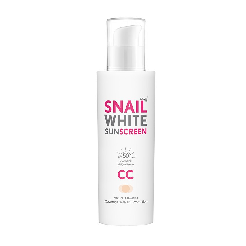 SNAIL WHITE NAMU LIFE SNAILWHITE SUNSCREEN CC Cream SPF 50/PA+++ 50 ml.