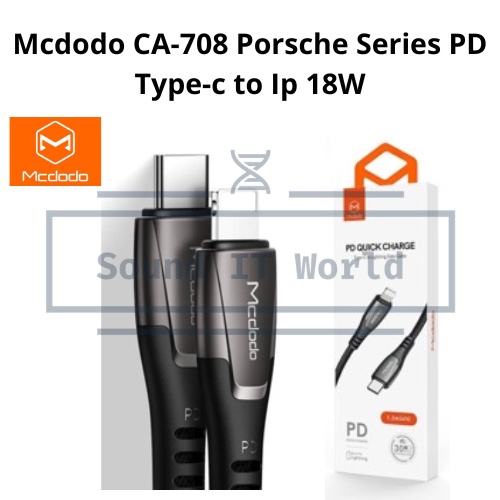 Mcdodo CA-708 Porsche Series PD Type-c เป็น Ip 18W