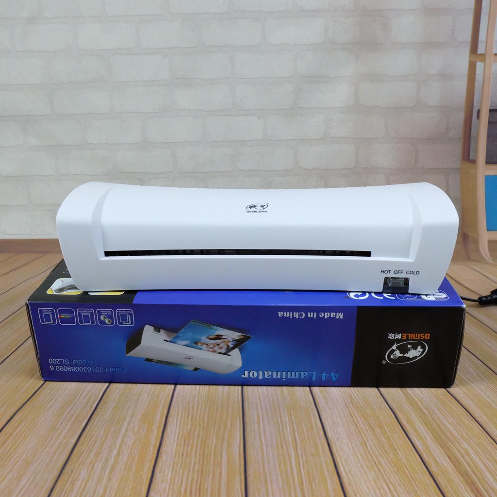 เครื่องเคลือบบัตร A4 เครื่องเคลือบกระดาษ เอกสาร Laminating  สามารถเคลือบกระดาษได้สูงสุดขนาด A4 | Shopee Thailand