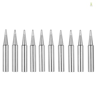 Flt หัวแร้งบัดกรีเหล็ก 900M-T-B แบบเปลี่ยน สําหรับเครื่องบัดกรี Hakko 936 907 10 ชิ้น